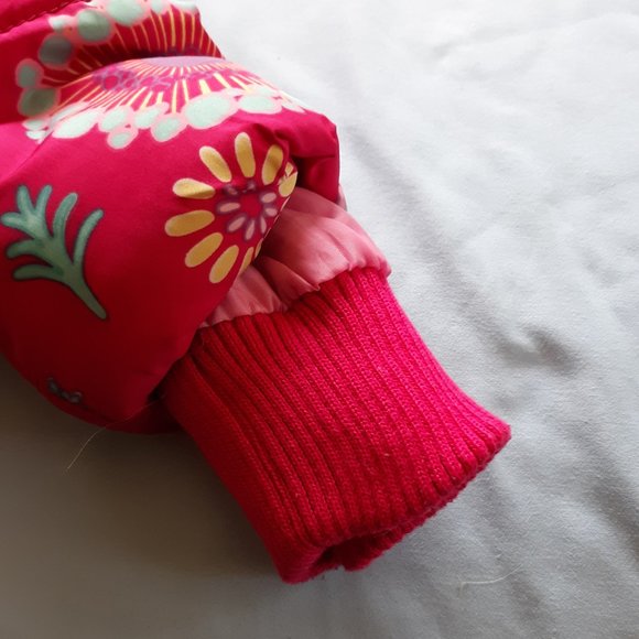 🎉Host Pick🎊 Floral print girl's fleece puffer jacket - Picture 4 of 12